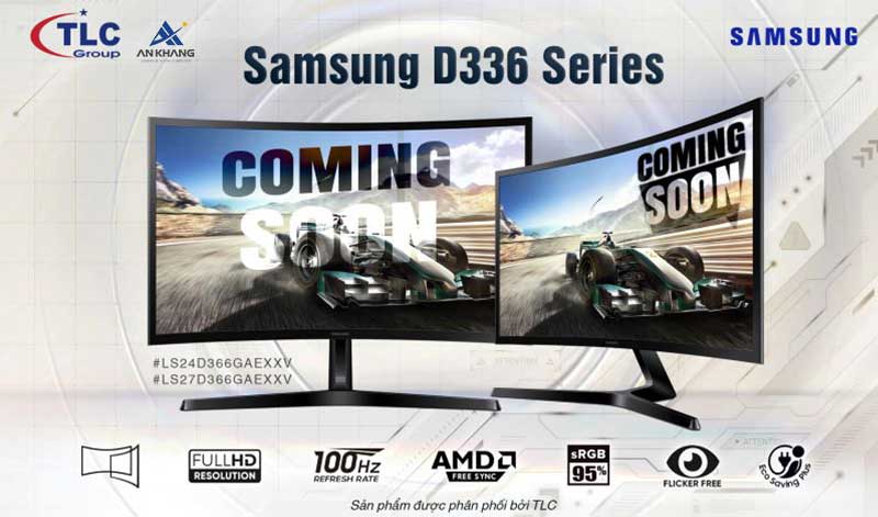 Samsung D336 Series - Độ cong hoàn hảo tối ưu mọi thao tác