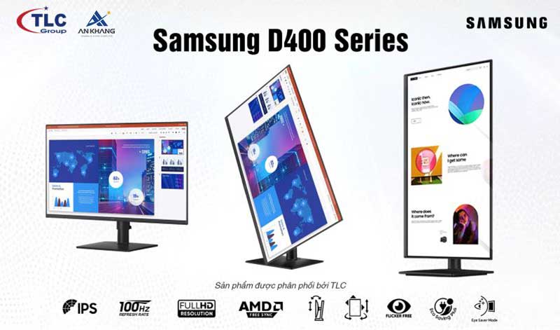 Samsung D400 Series – Tái khẳng định xu hướng màn hình năm 2025