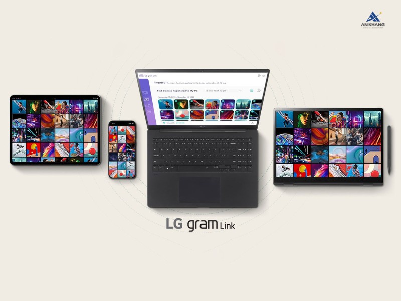 LG Gram 16 Pro 2024 với tính năng LG Gram Link thông minh