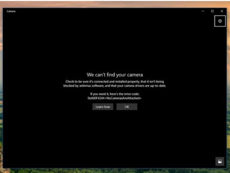 Cách sửa lỗi không tìm thấy camera trên laptop